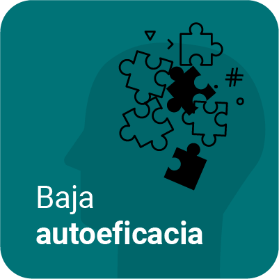 Baja autoeficacia