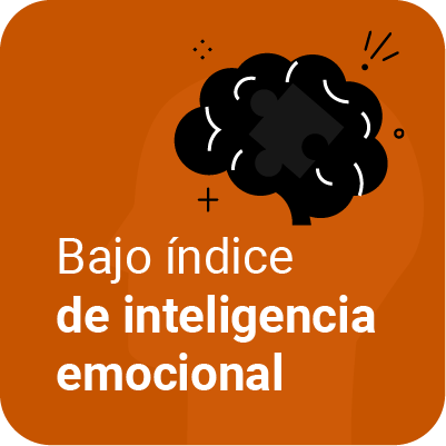 Bajo índice de inteligencia emocional