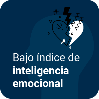 Bajo índice de inteligencia emocional